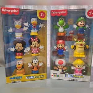 Fisher-Price Little People Mickey And Friends And My Mario